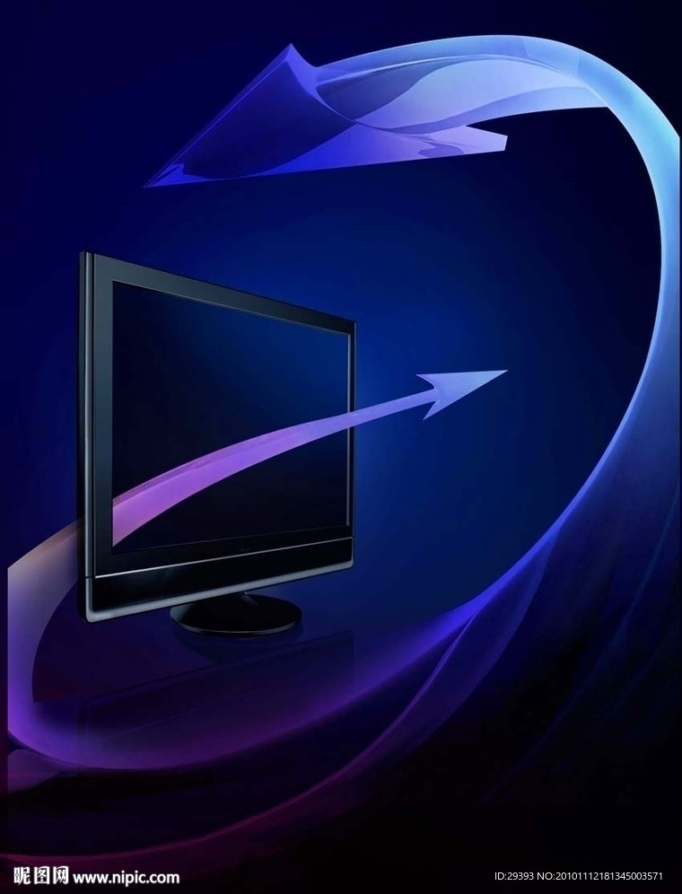 电视广告海报 箭头