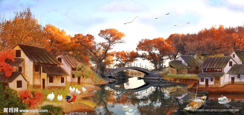 油画风景