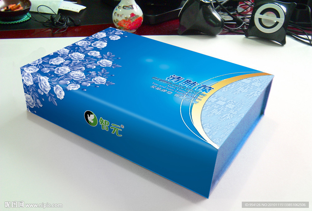 养生保健清肺葆礼盒包装源文件（展开图）