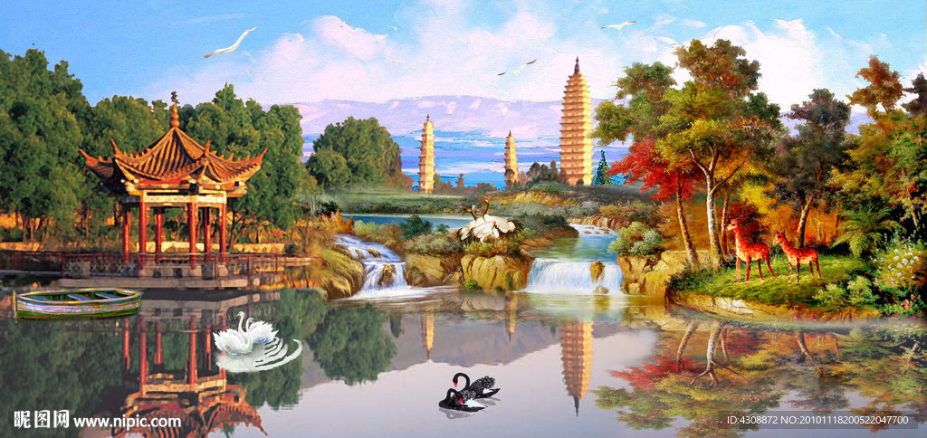 油画风景