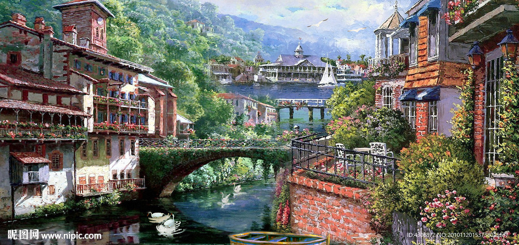 油画风景