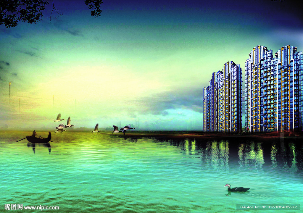 房地产水岸景观