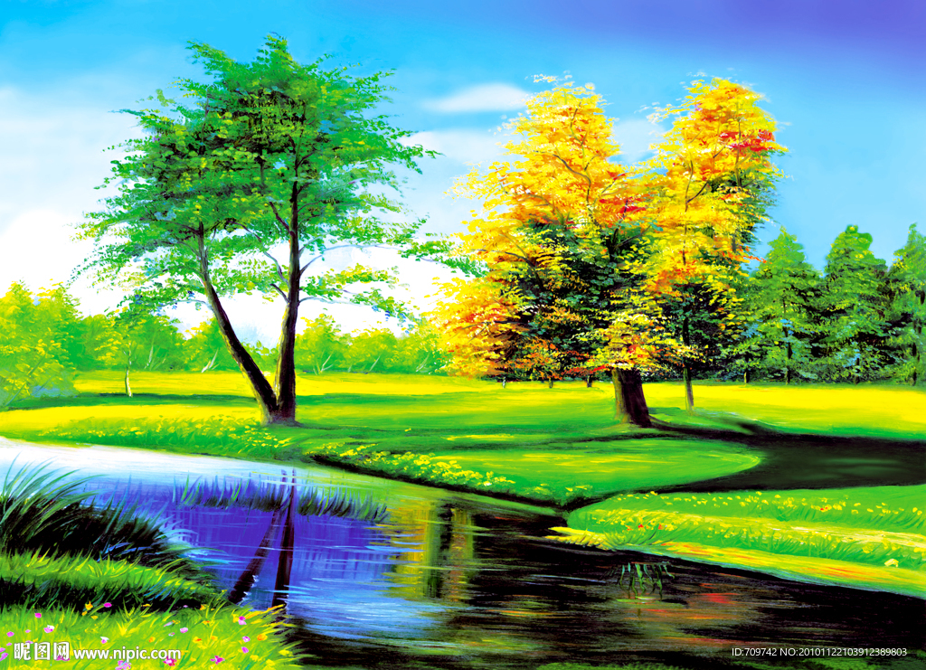 油画风景