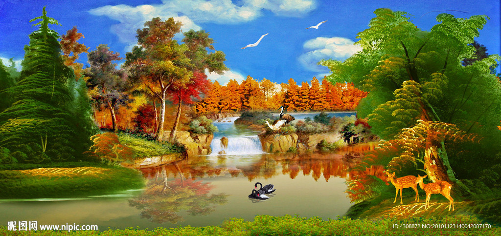 油画风景