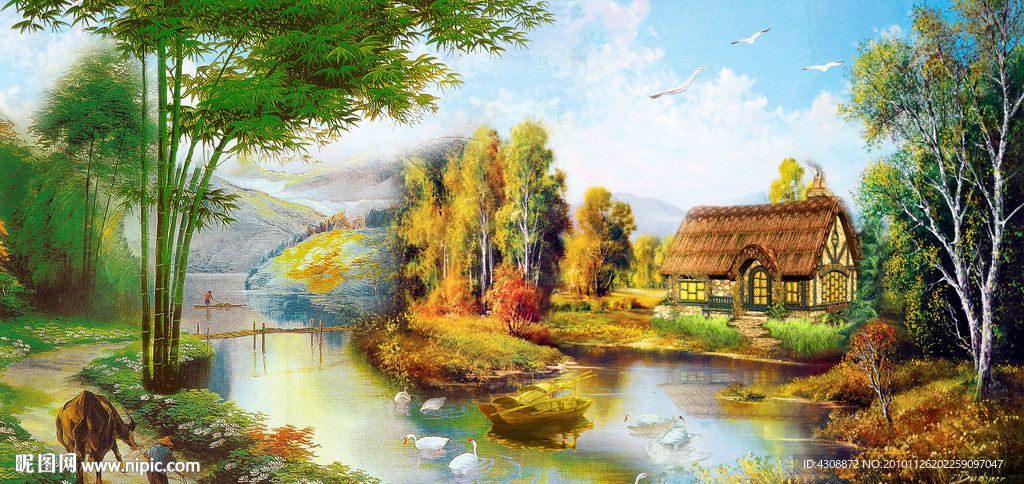 油画风景