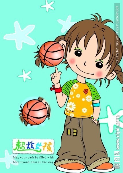 超炫女孩笔记本