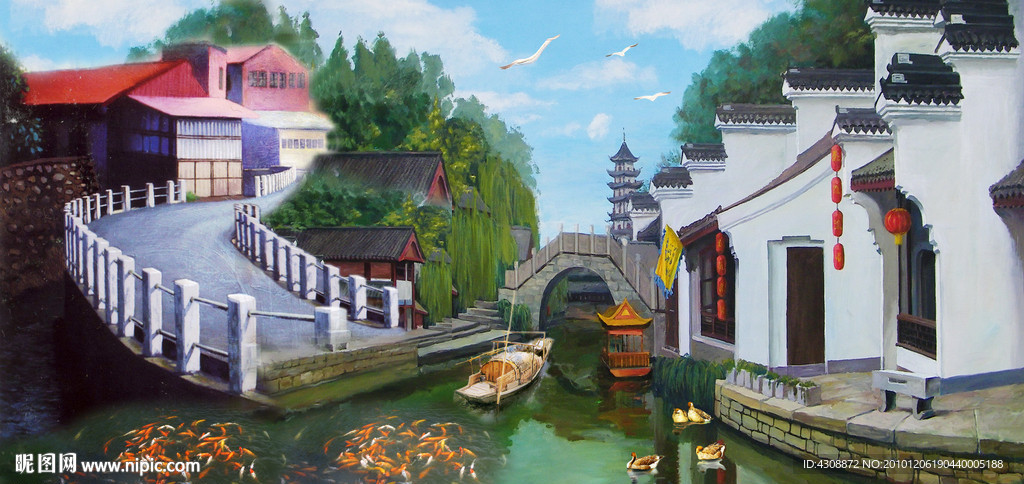 油画风景