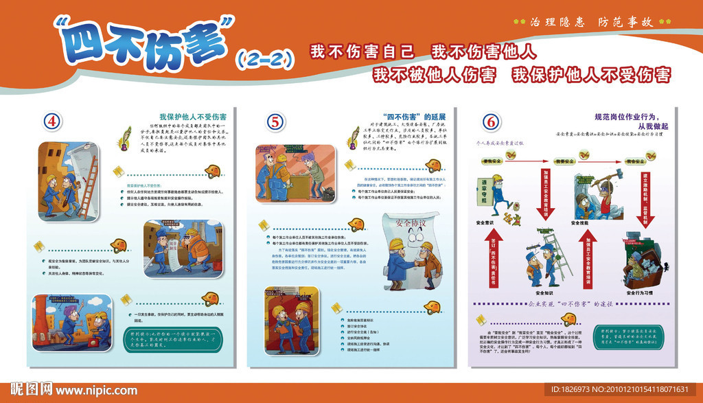 煤矿安全展板