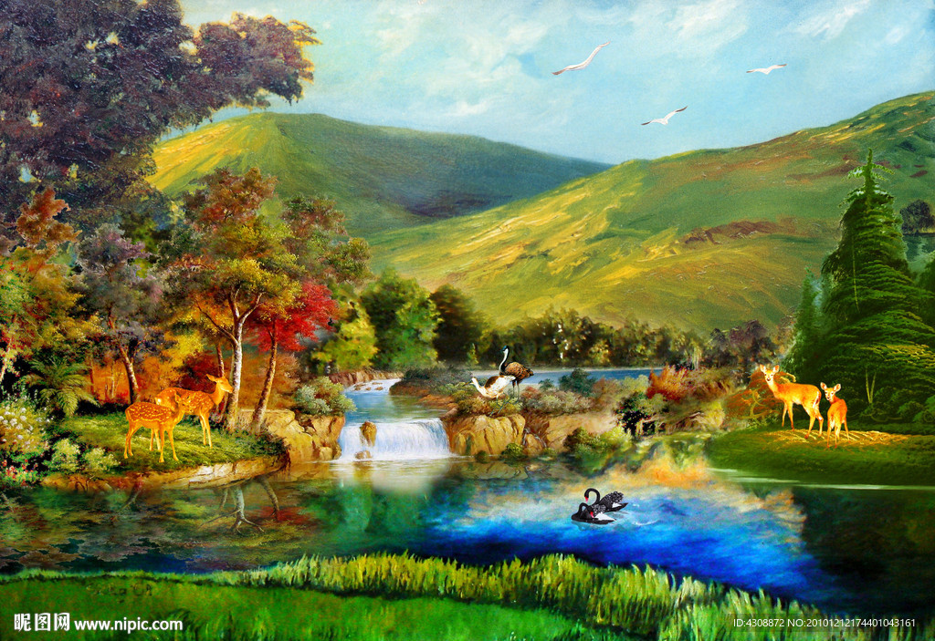 油画风景