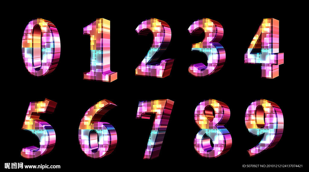 0123456789数字设计