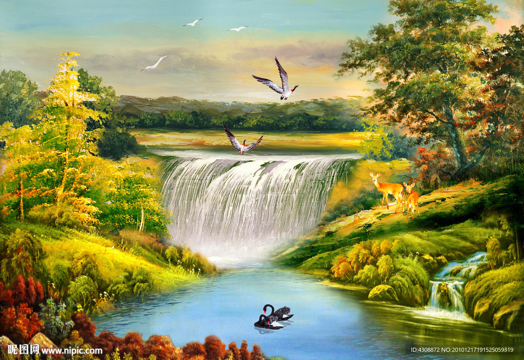 油画风景