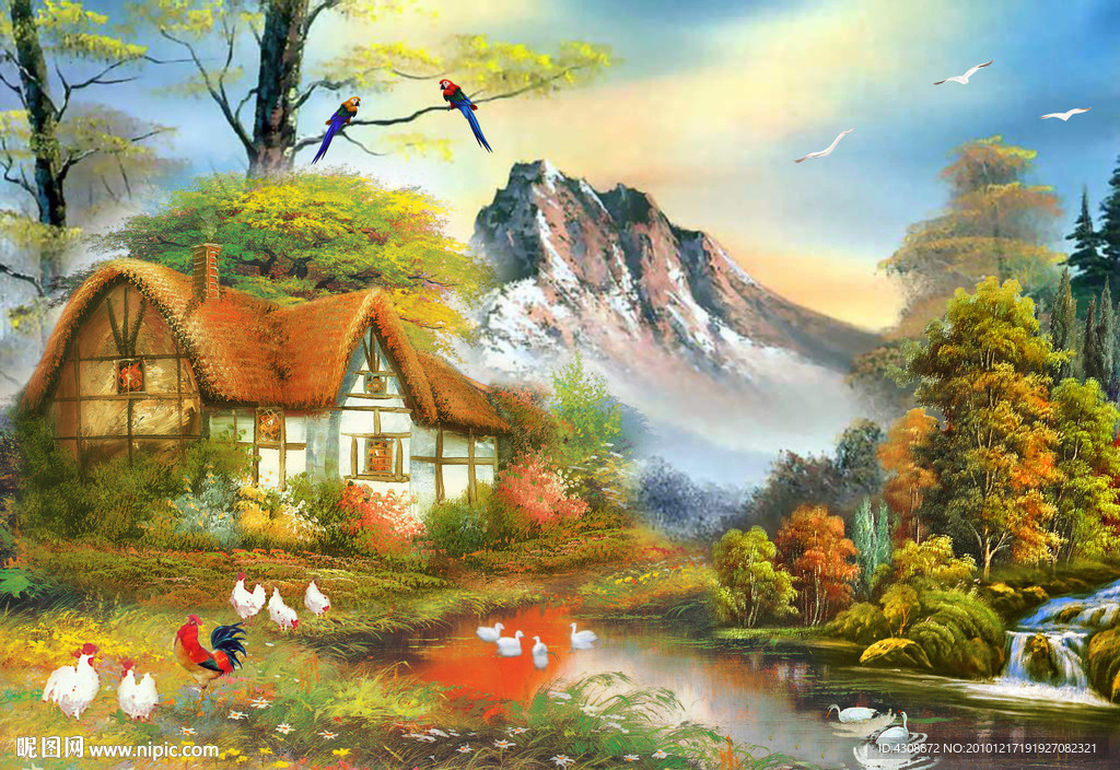 油画风景