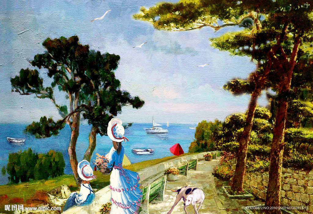 油画风景