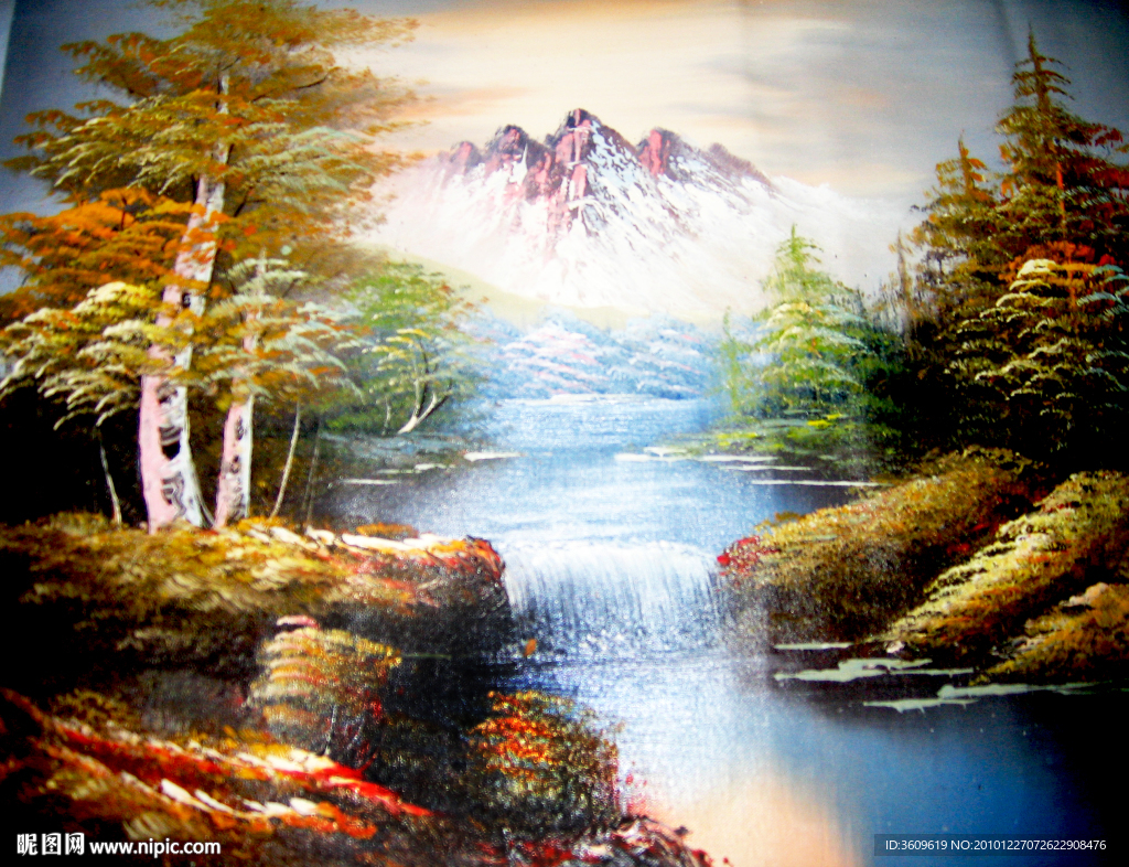 欧美手绘风景油画