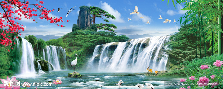 流水生财 财源滚滚