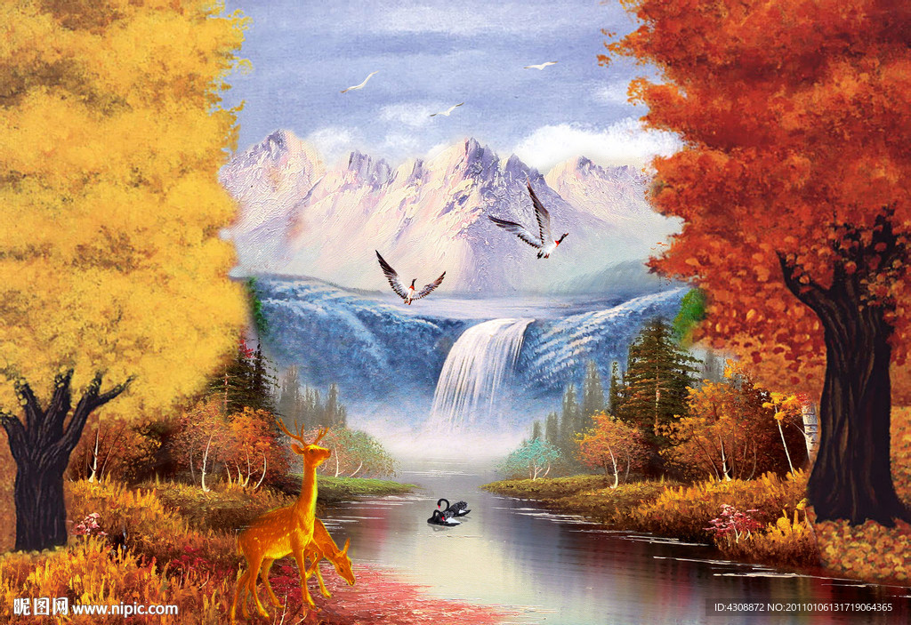油画风景