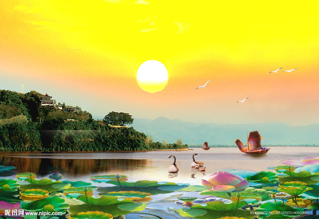 油画风景