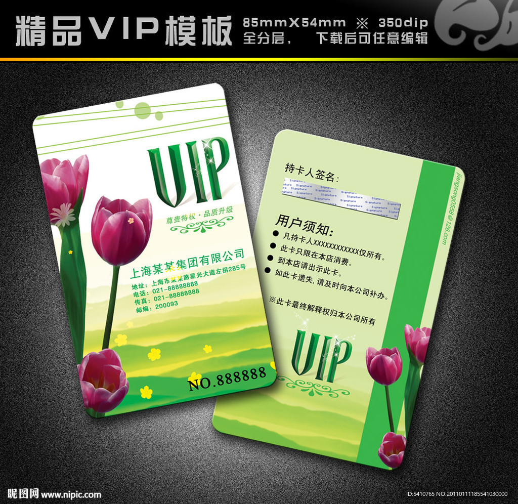 VIP模板 vip 精品VIP vip卡 美容卡 美容VIP