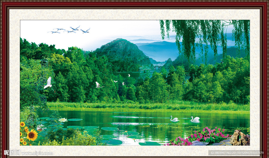山水画 风景画 山水风景画