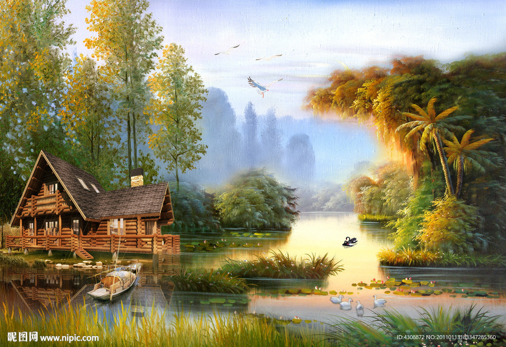 油画风景