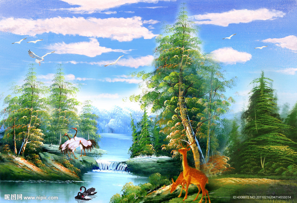 油画风景