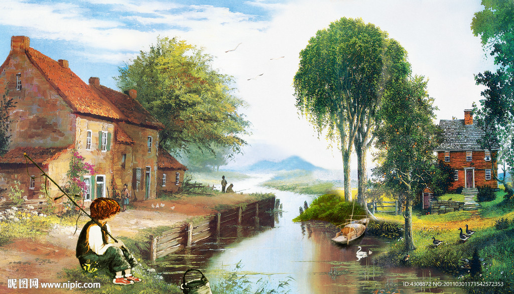 油画风景