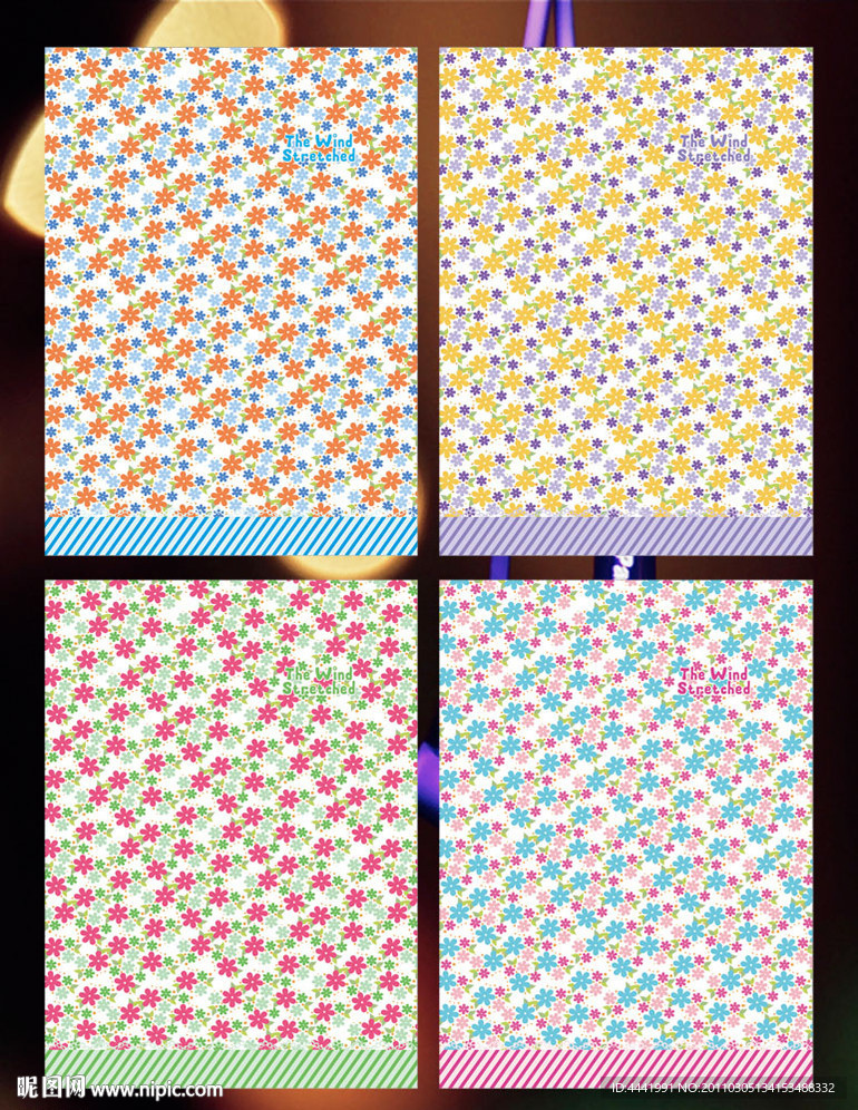 风中花语 本本设计 封面