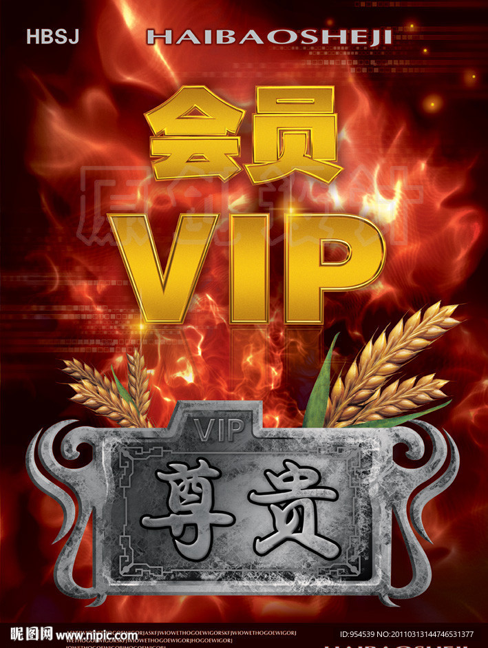 VIP海报