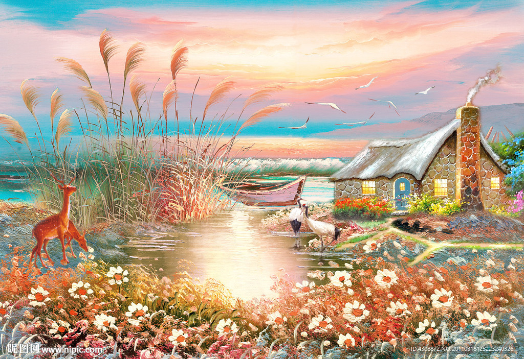油画风景