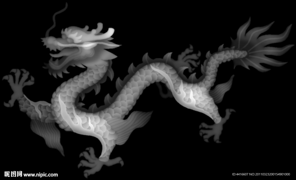 龙浮雕图