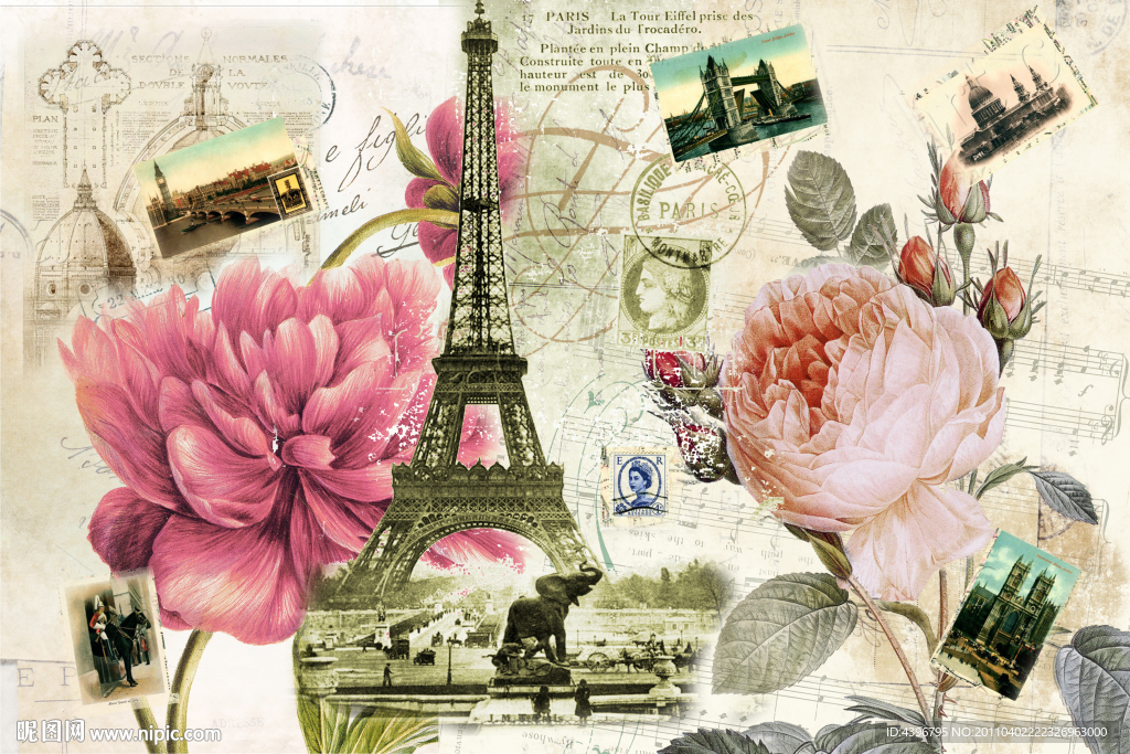 花卉 巴黎