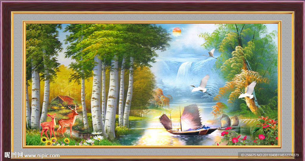 风景如画 山水画