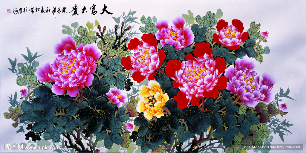 牡丹花 大富大贵