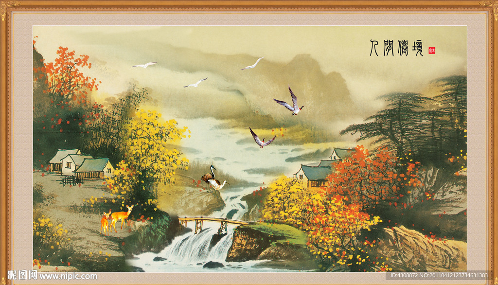 风景画 人间仙境