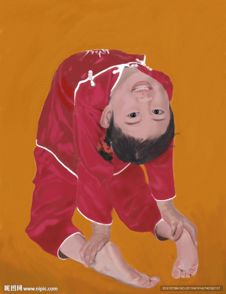 红衣小女孩