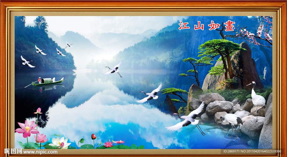 仙境桃花开