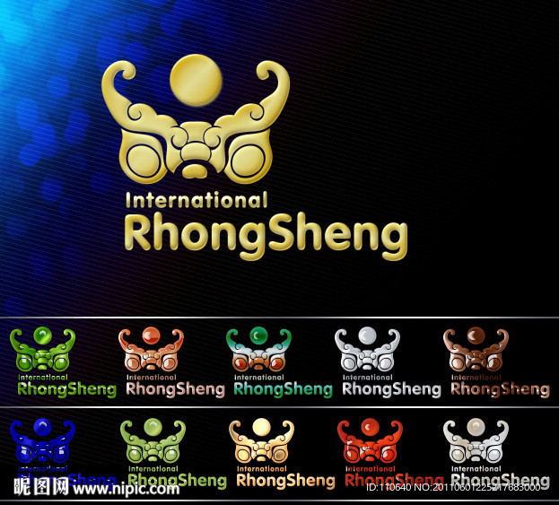 房产logo 标志 金属logo 地产logo