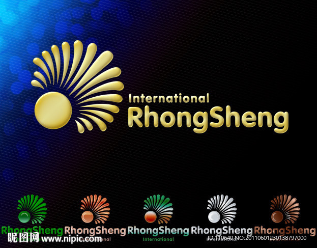 标志 环保企业logo 水晶logo 金属logo