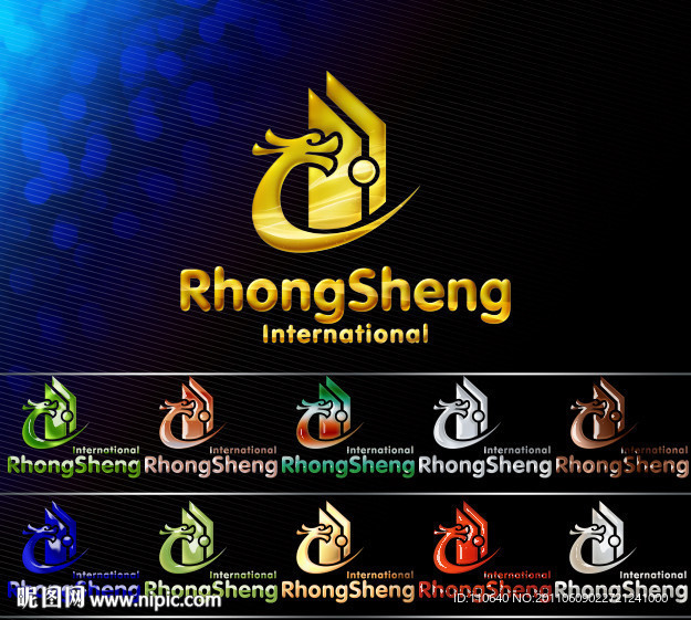 龙logo 房产logo 地产标志