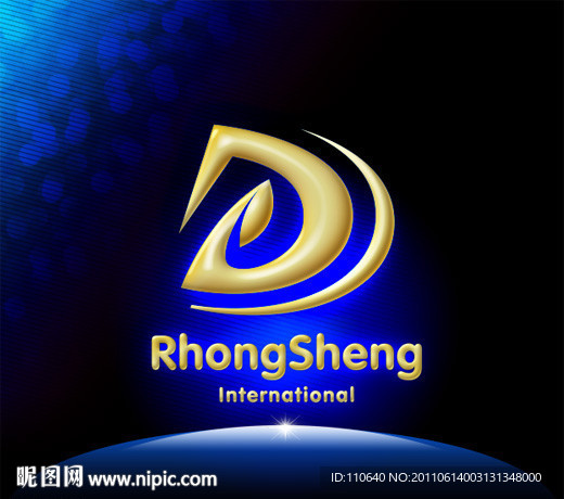 logo 企业标志 字母D