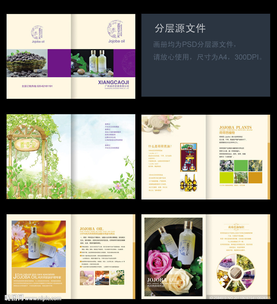 公司画册 薰衣 美容画册