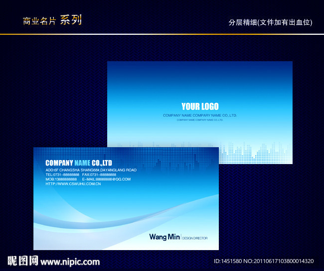 时尚名片 个性名片 简约名片 IT名片