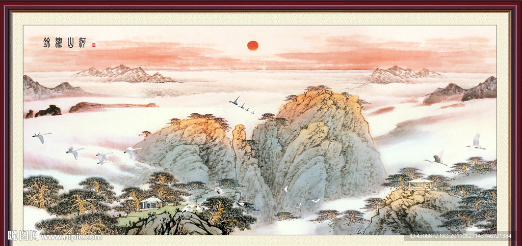 风景画 锦绣山河