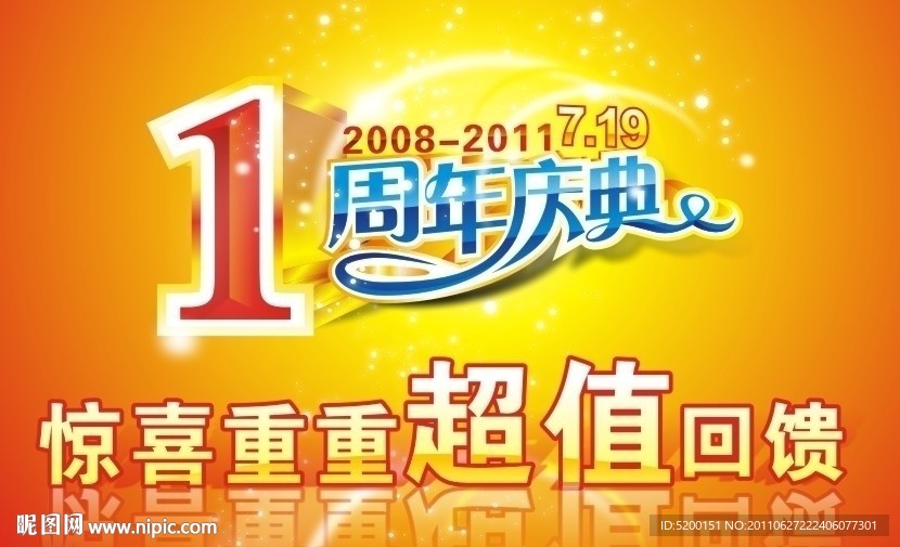 1周年