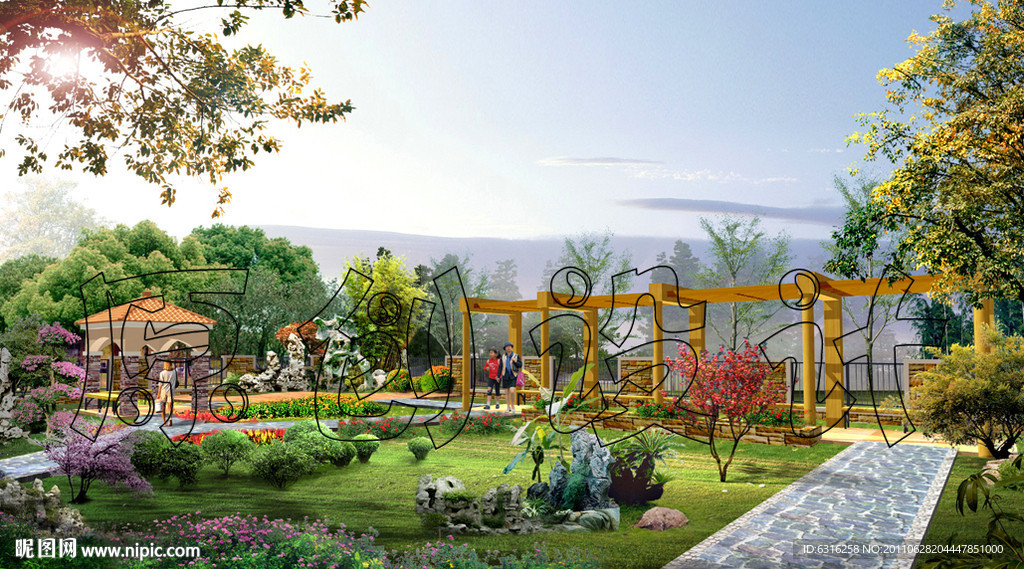 别墅庭院景观设计