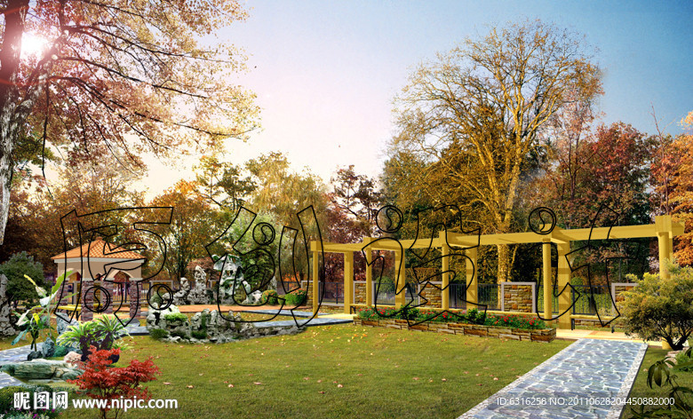 别墅庭院景观设计