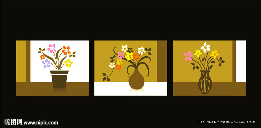 装饰画 花瓶