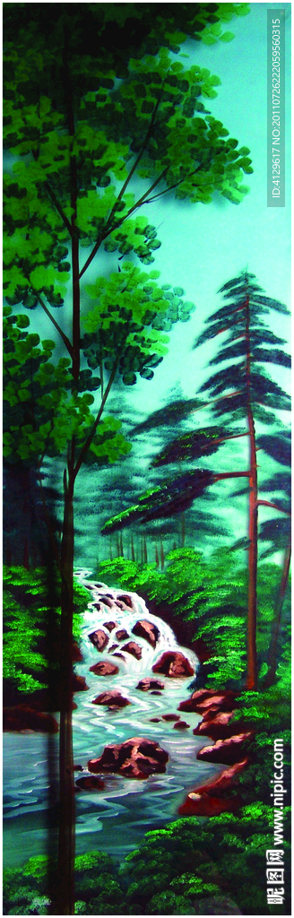 艺术玻璃图片风景
