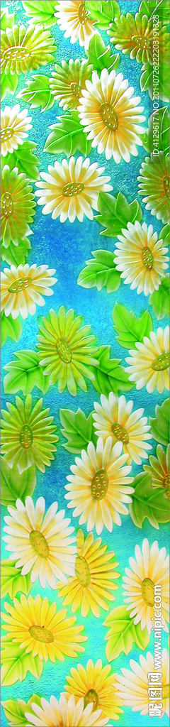 艺术玻璃菊花