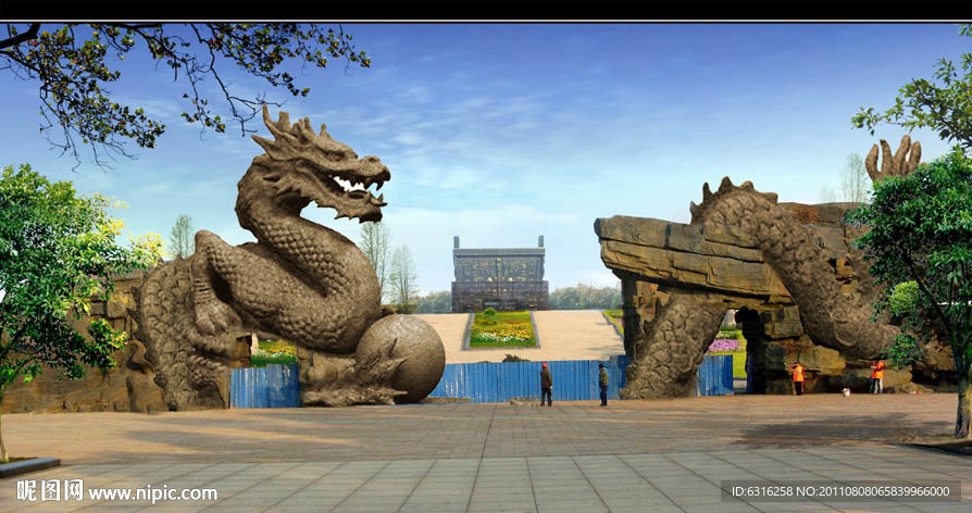 风景区大门方案